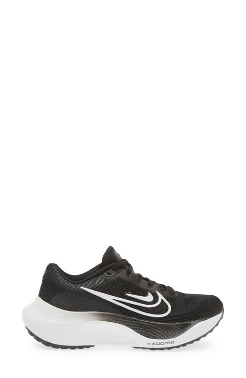 Shop Nike Zoom Fly 5 Running Shoe In Black/white