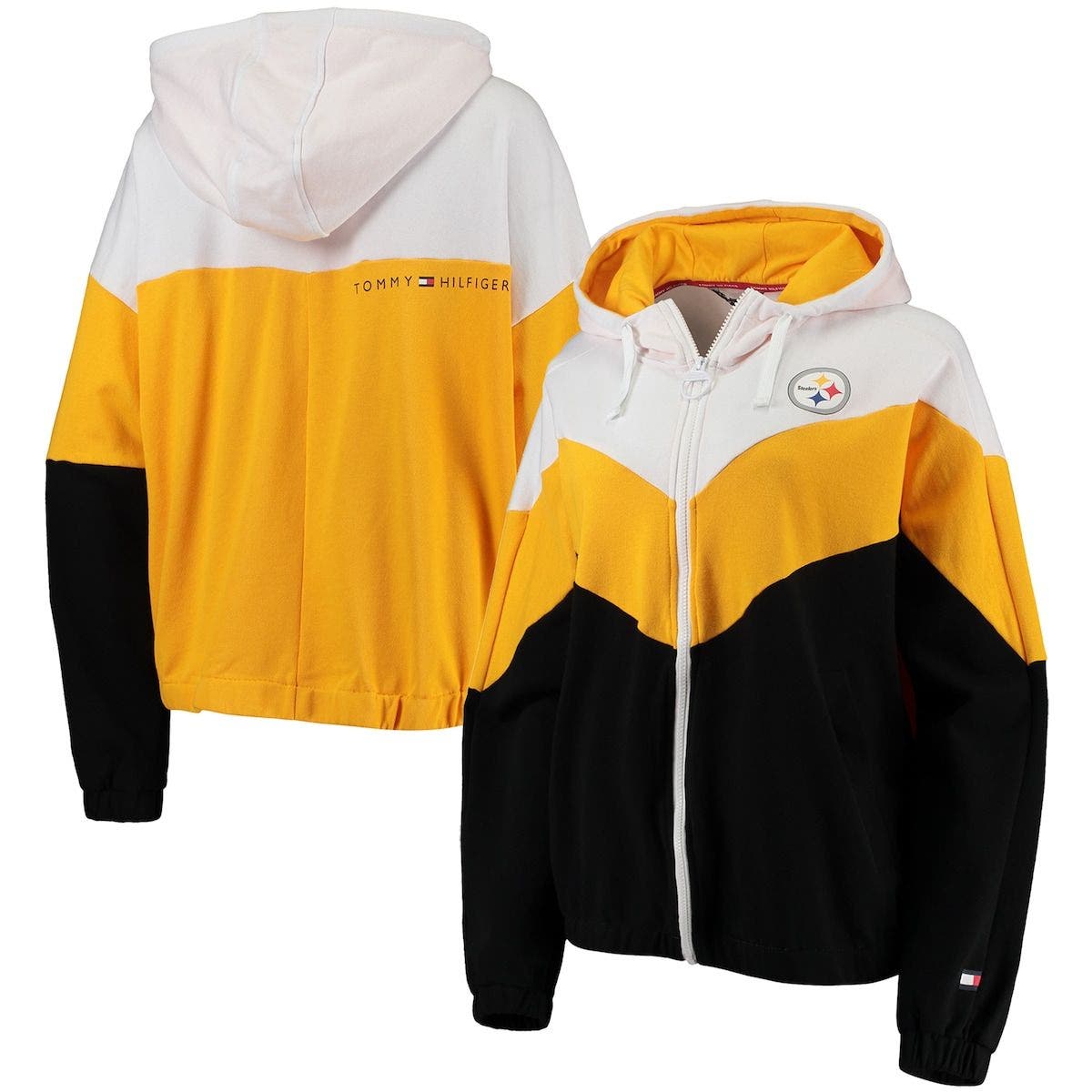 tommy hilfiger steelers windbreaker