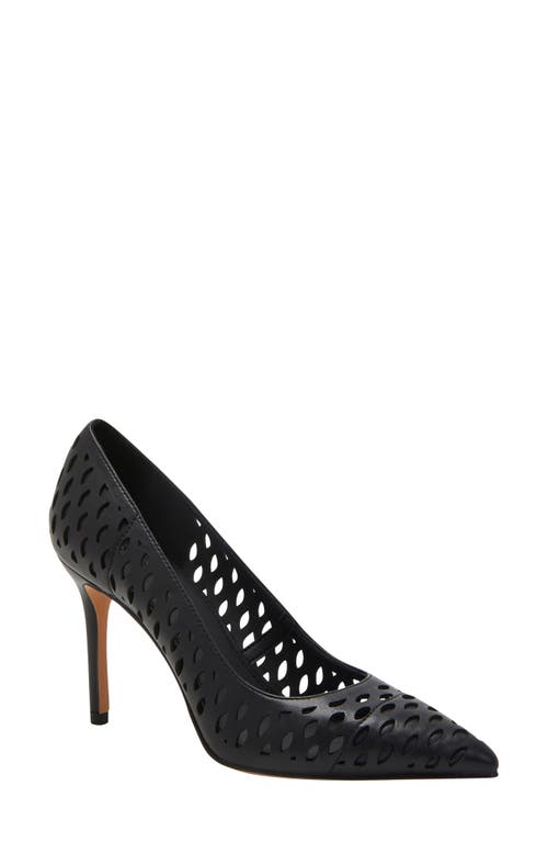 KATY PERRY KATY PERRY THE REVIVAL FISHNET POINTED CAP TOE PUMP