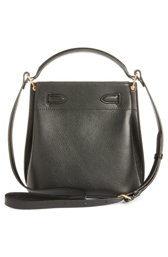 Shop Mulberry Small Islington Classic Leather Bucket Bag In Black