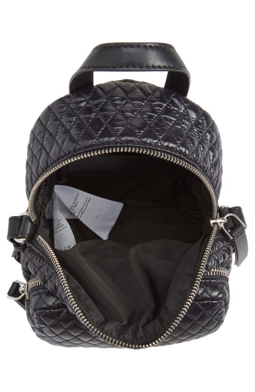 Shop Moncler Small Kilia Quilted Nylon Crossbody Bag In Black