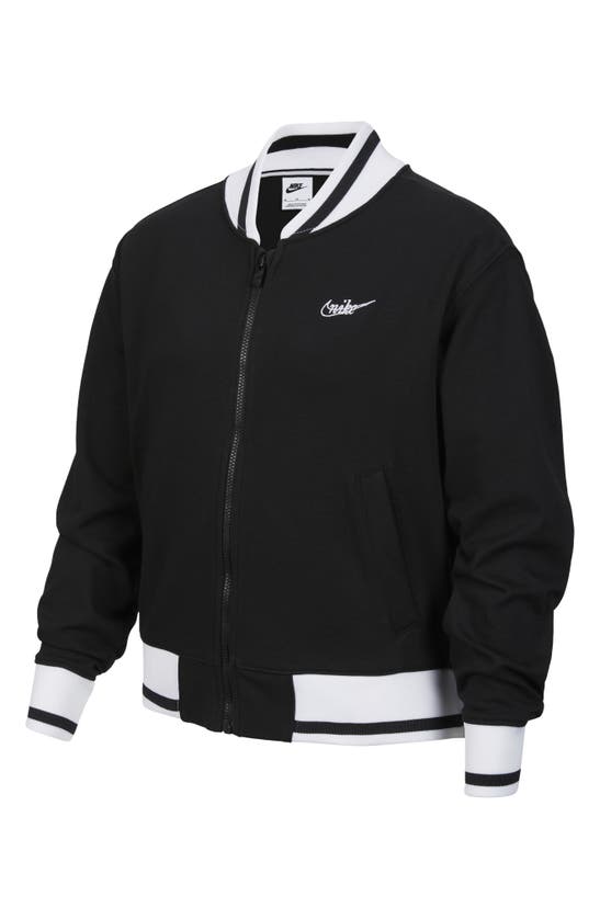 Shop Nike Kids' Sportswear Tennis Jacket In Black