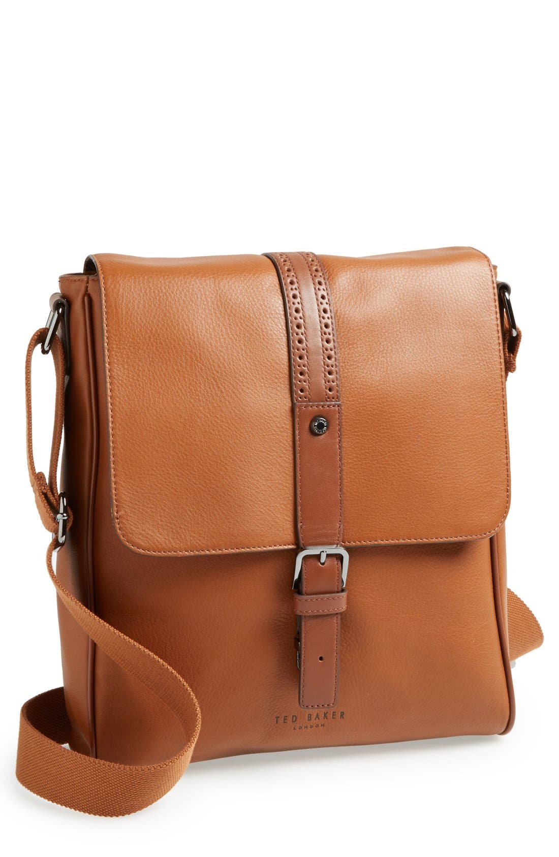 Ted Baker London 'Longwin' Leather Messenger Bag Nordstrom
