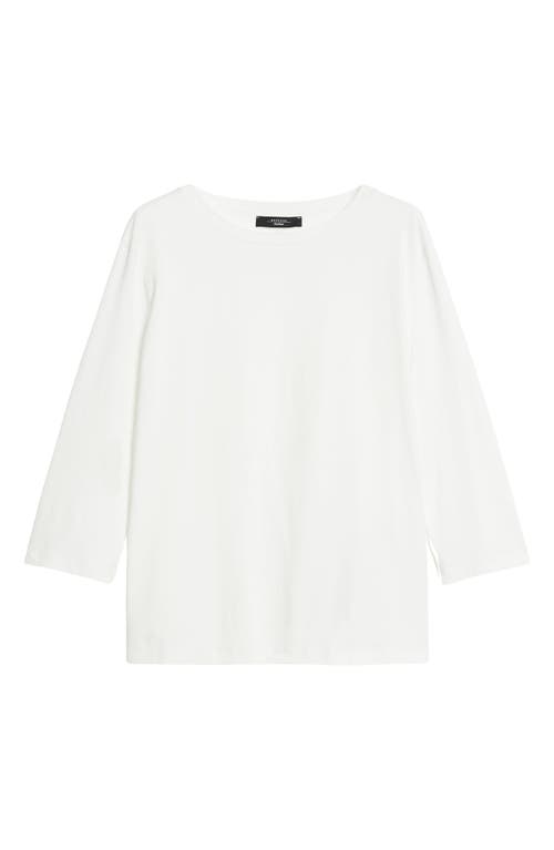 Shop Weekend Max Mara Multia Stretch Cotton Top In White