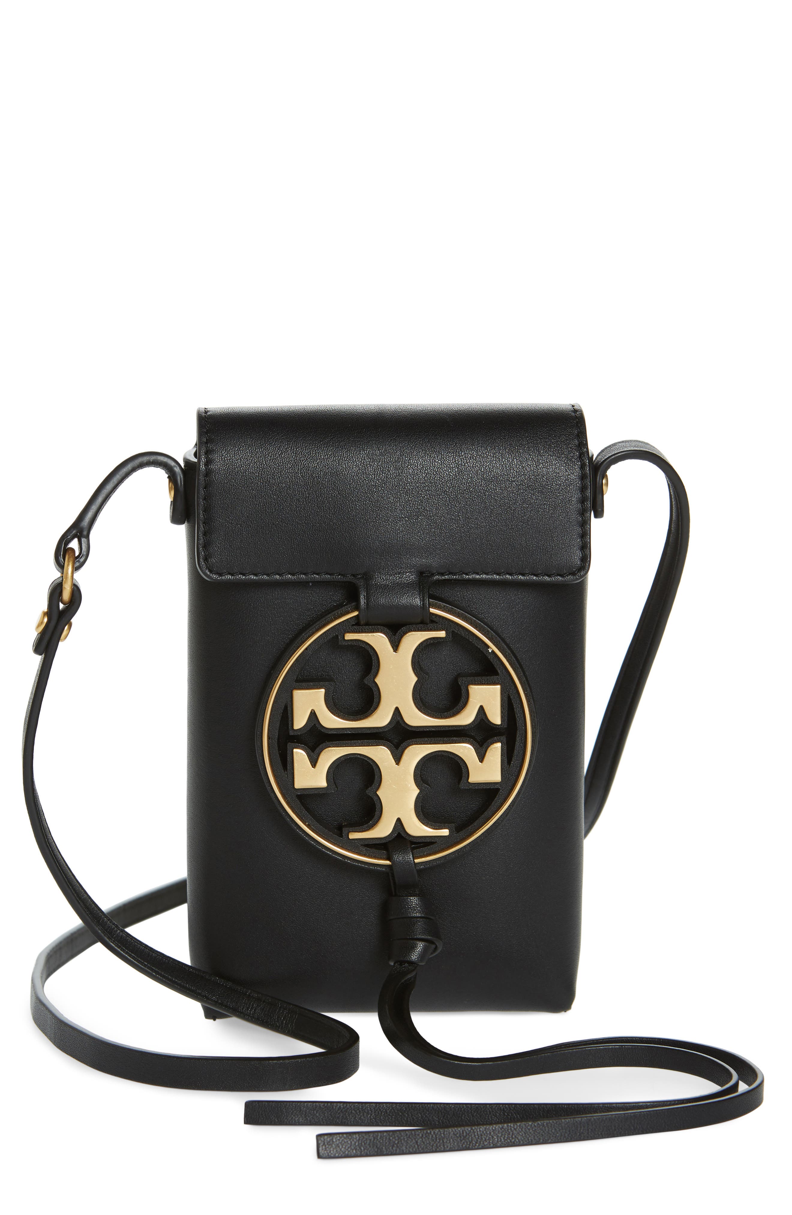 tory burch miller leather smartphone crossbody