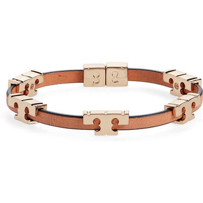Tory Burch T-Logo Single Wrap Bracelet