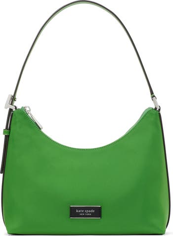 Kate Spade Small Sam Icon Convertible Recycled Nylon Tote in Green