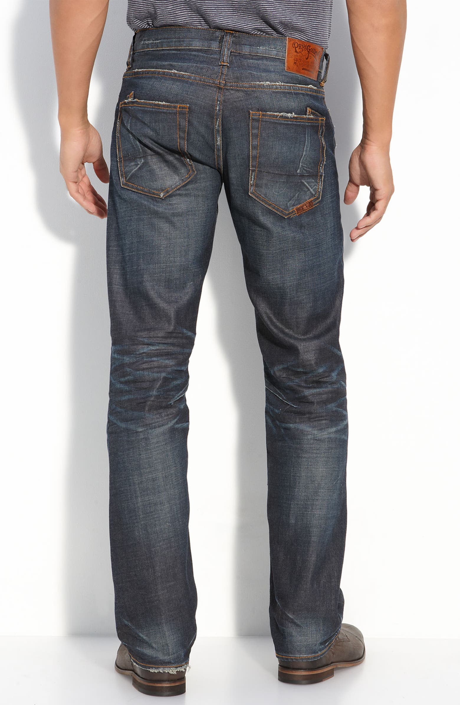 PRPS 'Long Point' Straight Leg Jeans (Blue Wash) | Nordstrom