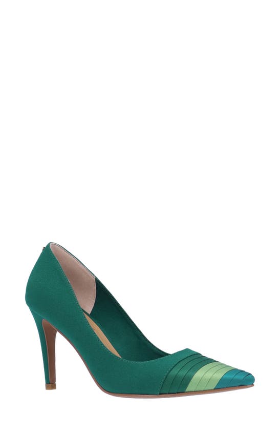 Shop J. Reneé Garbina Pointed Toe Pump In Emerald