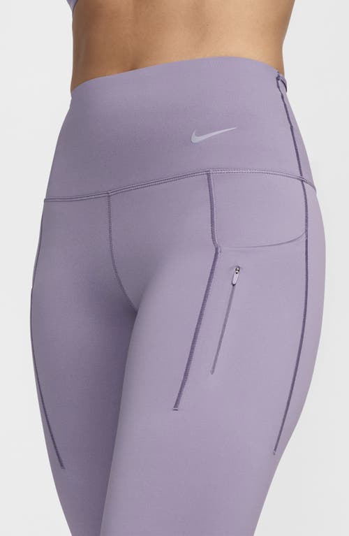 Shop Nike Dri-fit Adv Go Leggings In Daybreak/black