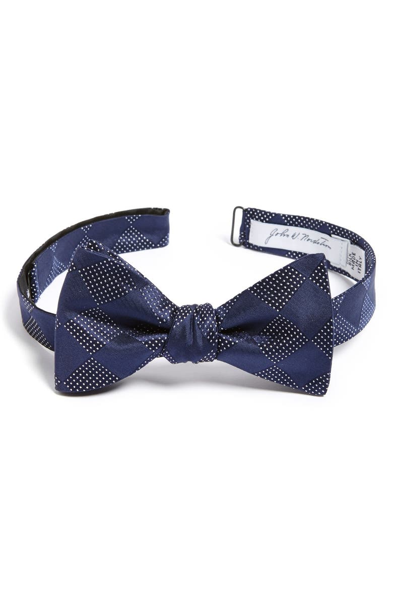 John W. Nordstrom® Check Silk Bow Tie | Nordstrom