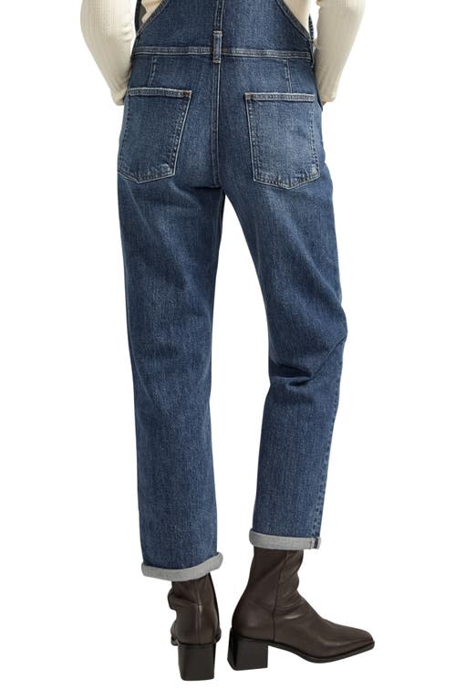 Silver Jeans Co. Baggy Denim Overalls In Indigo