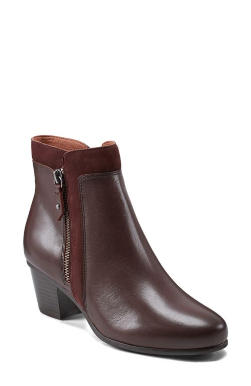 Shop Rockport Cobb Hill Wynter Bootie In Dark Red