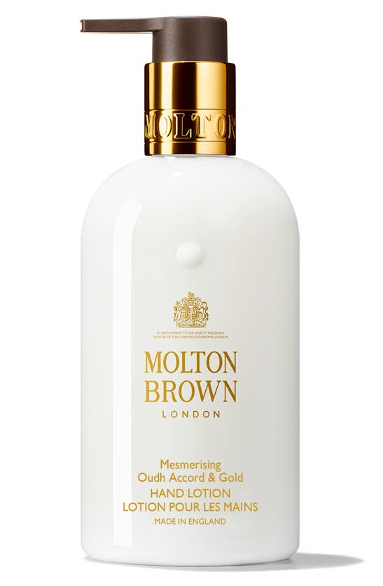 Molton Brown London Mesmerising Oudh Accord & Gold Hand Lotion In White