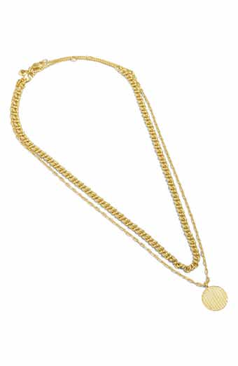Madewell coin 2025 layered necklace