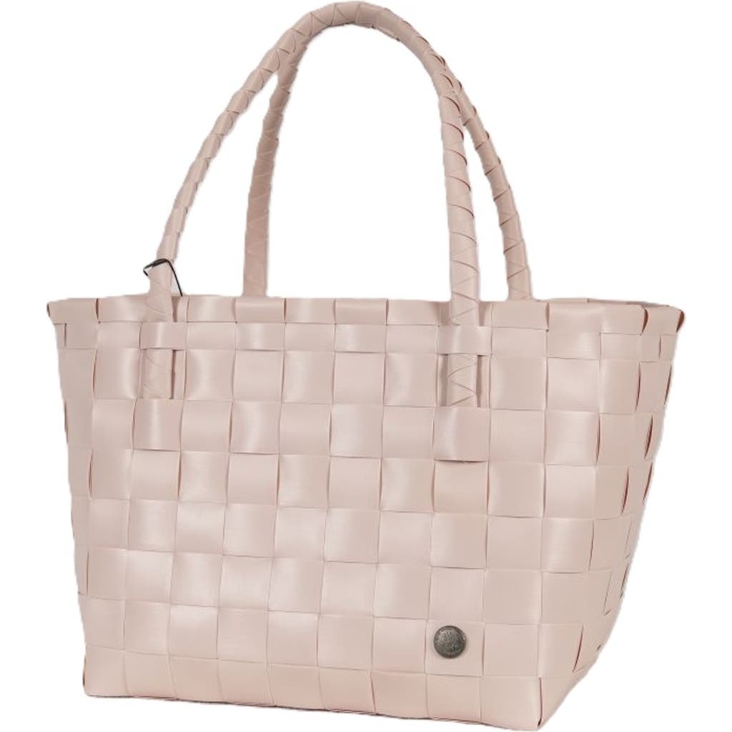 Handed By Paris Recycled Plastic Tote Bag In Nude