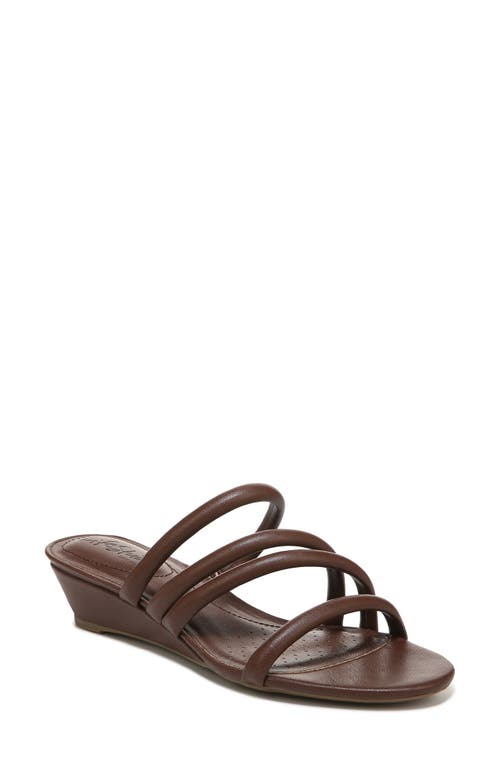 LifeStride Yours Truly Wedge Sandal in Brown at Nordstrom, Size 11