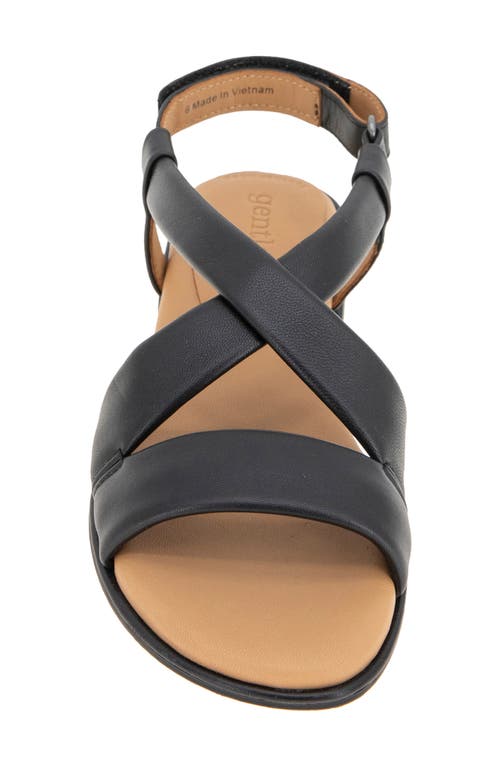 Shop Gentle Souls By Kenneth Cole Gentle Souls Heather Slingback Sandal In Black Leather
