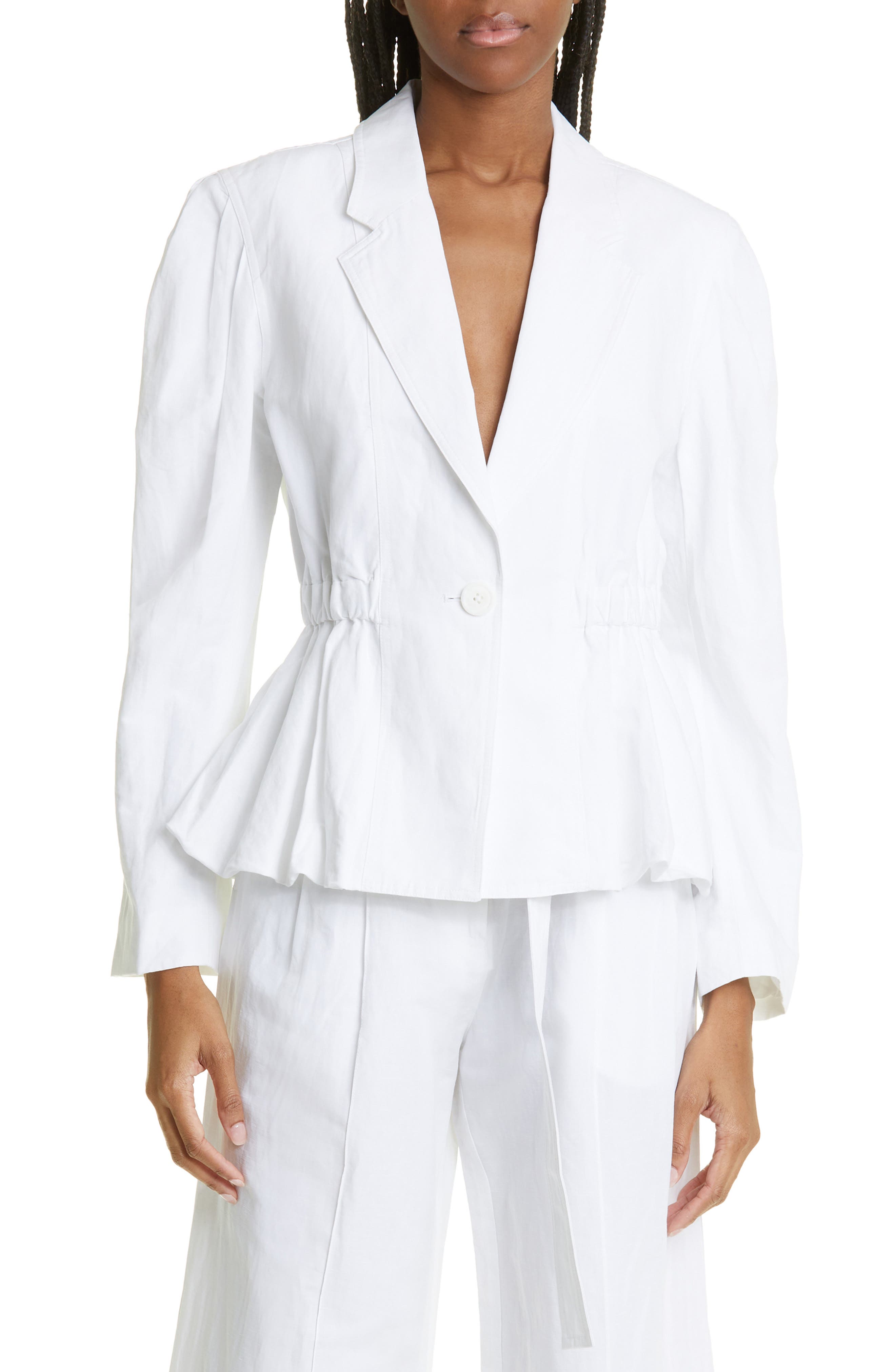 peplum suit jacket