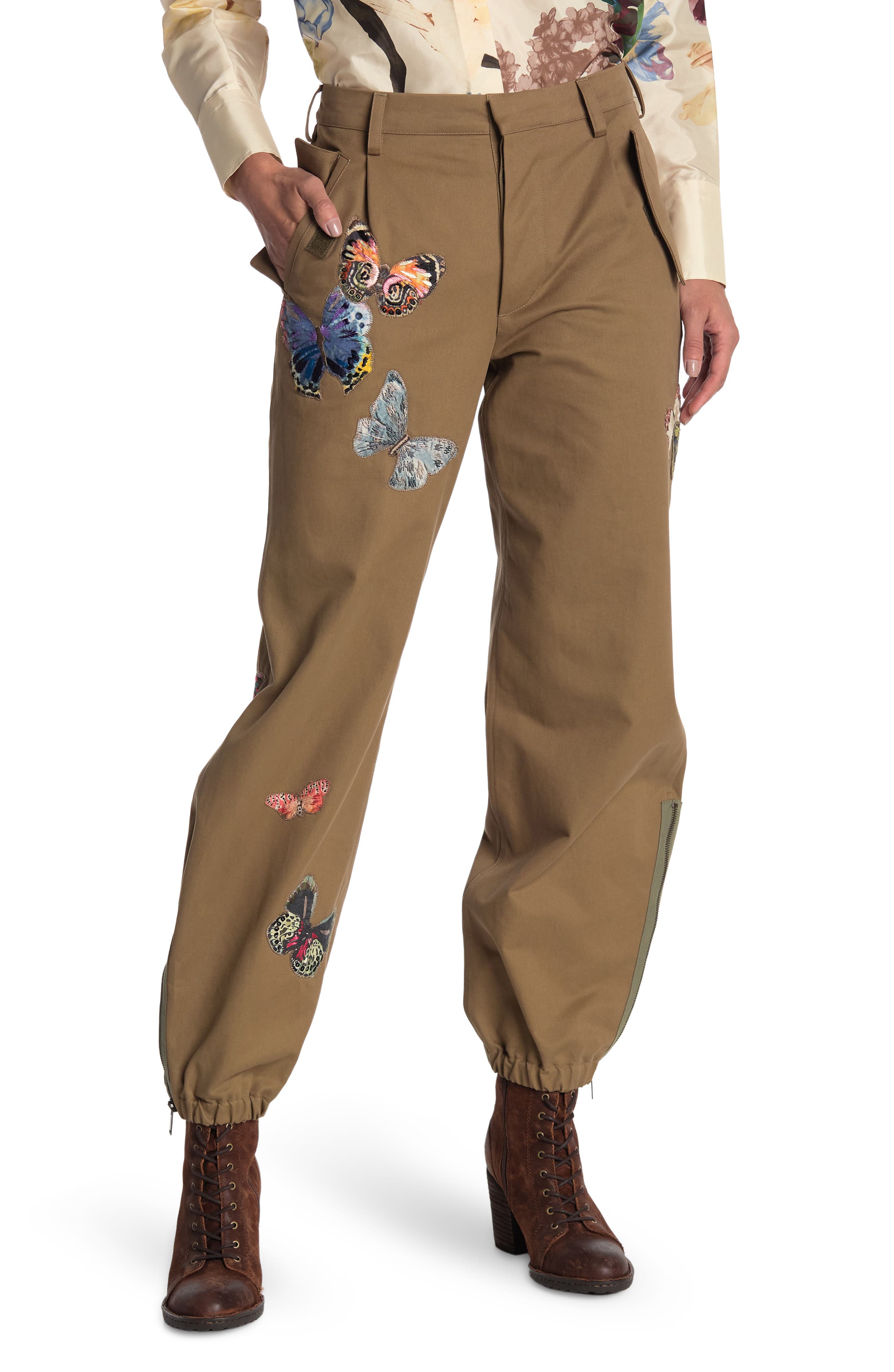 valentino butterfly pants