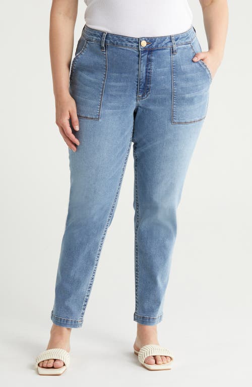KUT from the Kloth Stevie Mid Rise Straight Leg Jeans Streamlined at Nordstrom