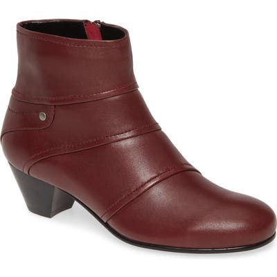 David Tate Harbor Bootie WW - Burgundy