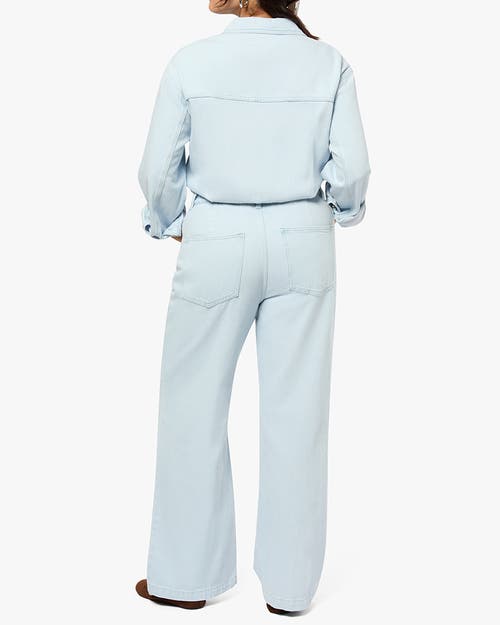 Shop Weworewhat Relaxed Denim Jumpsuit In Super Light