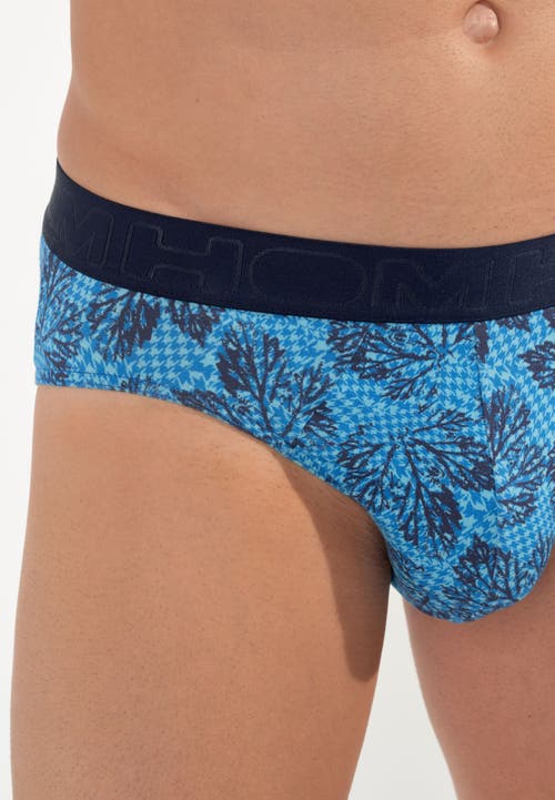 Hom Douro Mini Brief In Blue Print