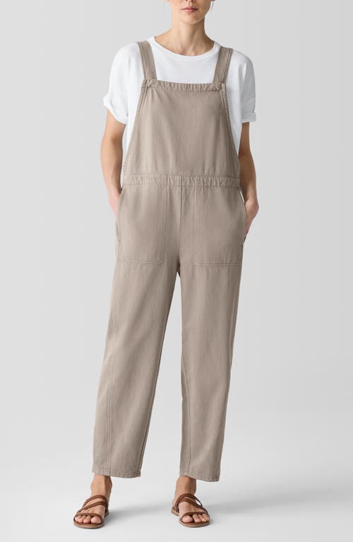 Eileen Fisher Lantern Ankle Organic Cotton Overalls in Reed 