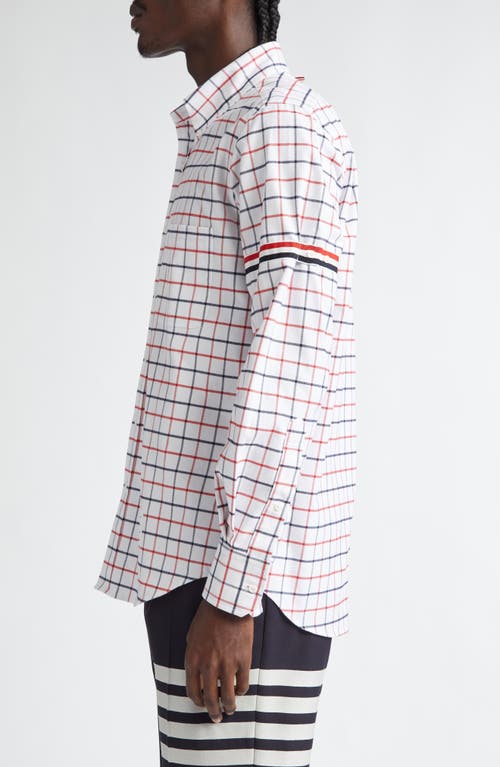 Thom Browne Shirts In Red/blue/white