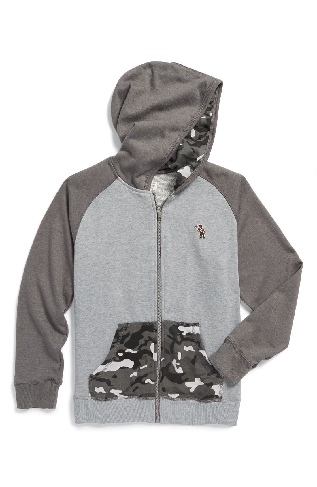 Lucky Brand Colorblock Full Zip Hoodie (Toddler Boys & Little Boys