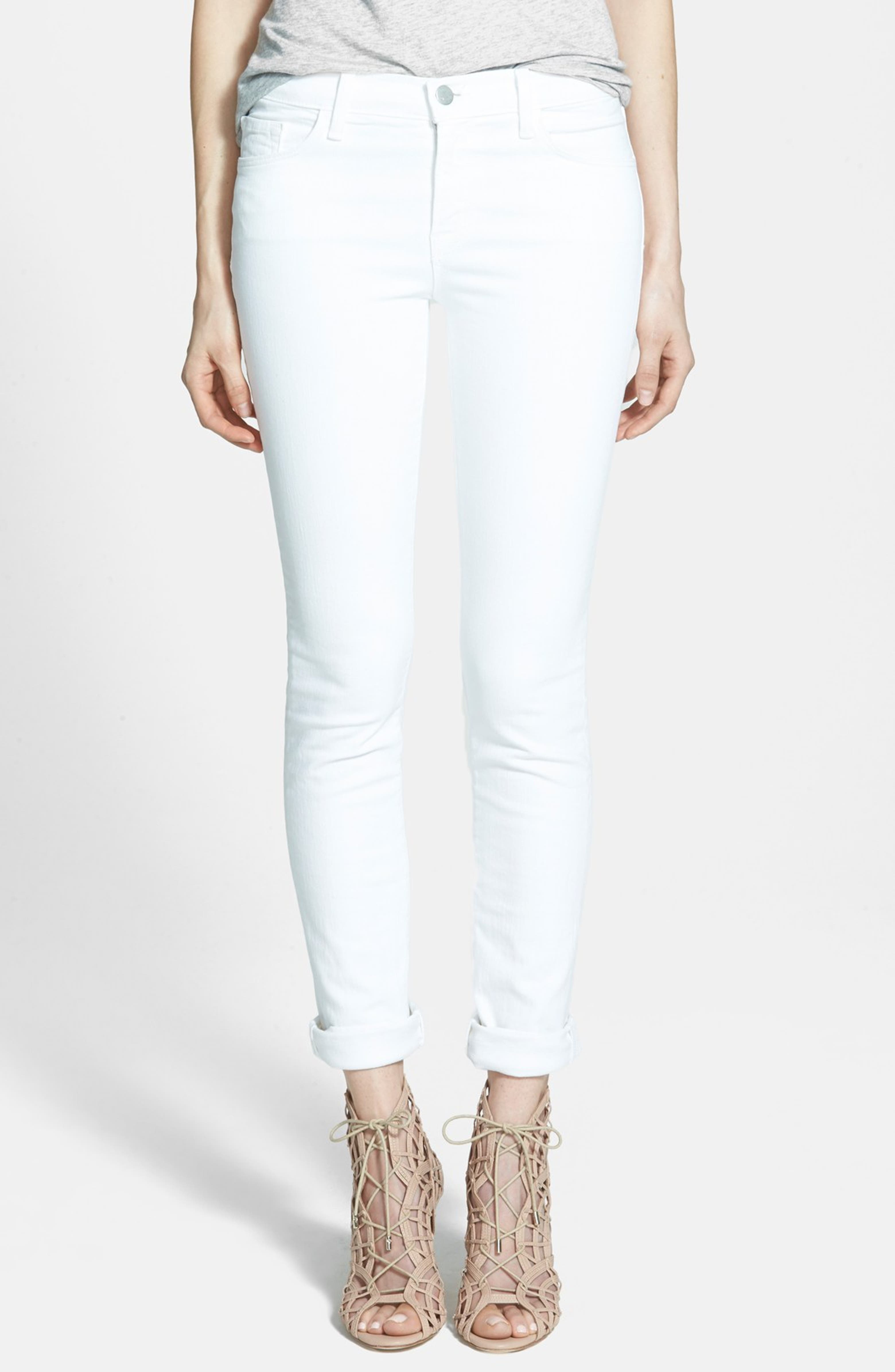 J Brand '811' Mid-Rise Stovepipe Jeans (Blanc) | Nordstrom