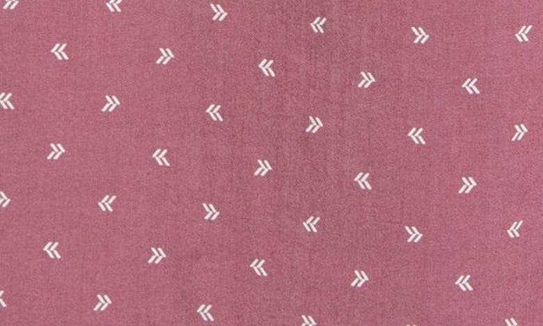 Travismathew Not Your Best Short Sleeve Button-up Shirt In Heather Ruby Wine