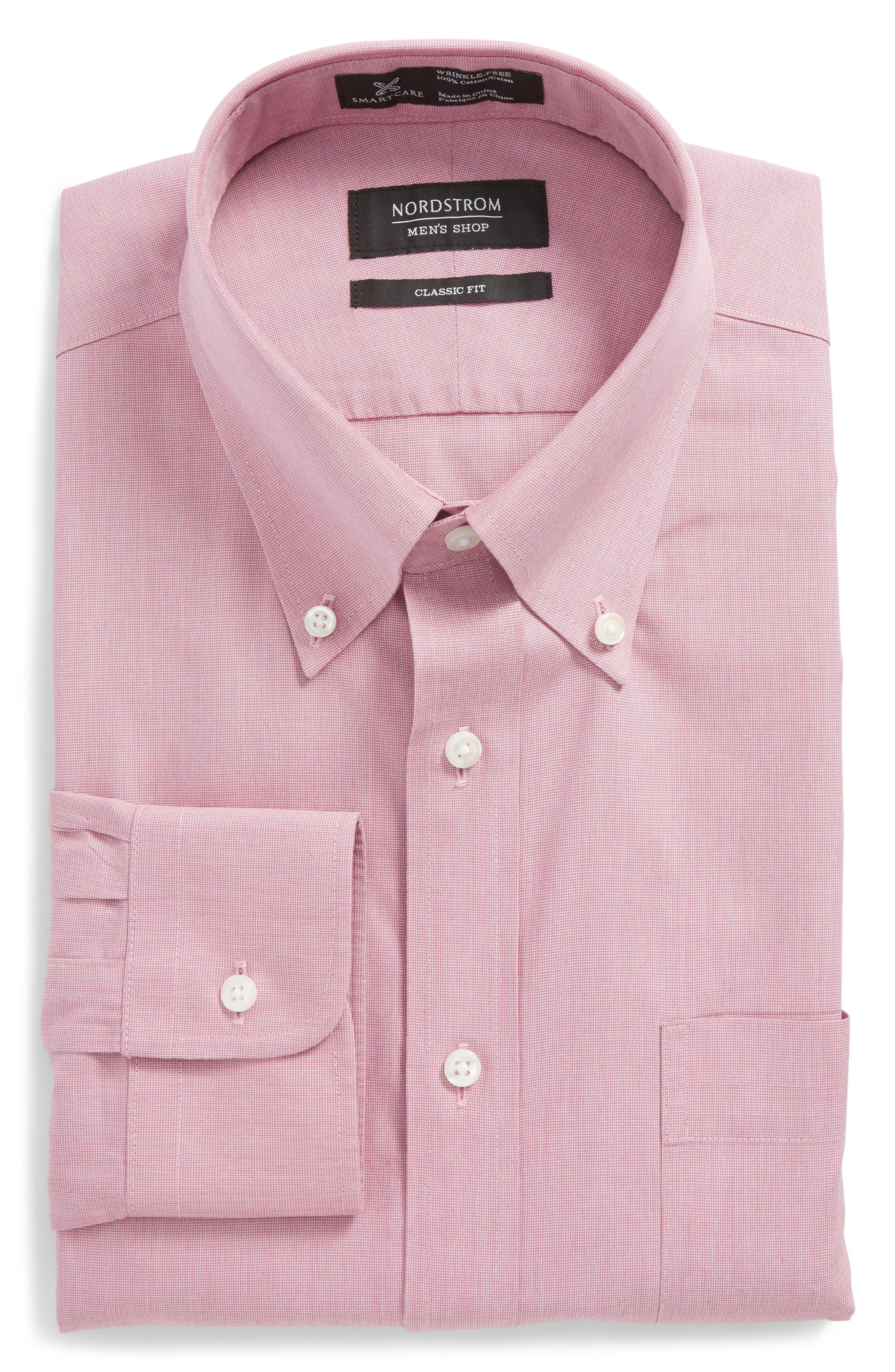 nordstrom smartcare pinpoint dress shirt