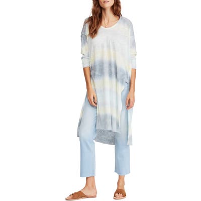 Free People Pomona Linen & Cotton Tunic Tee