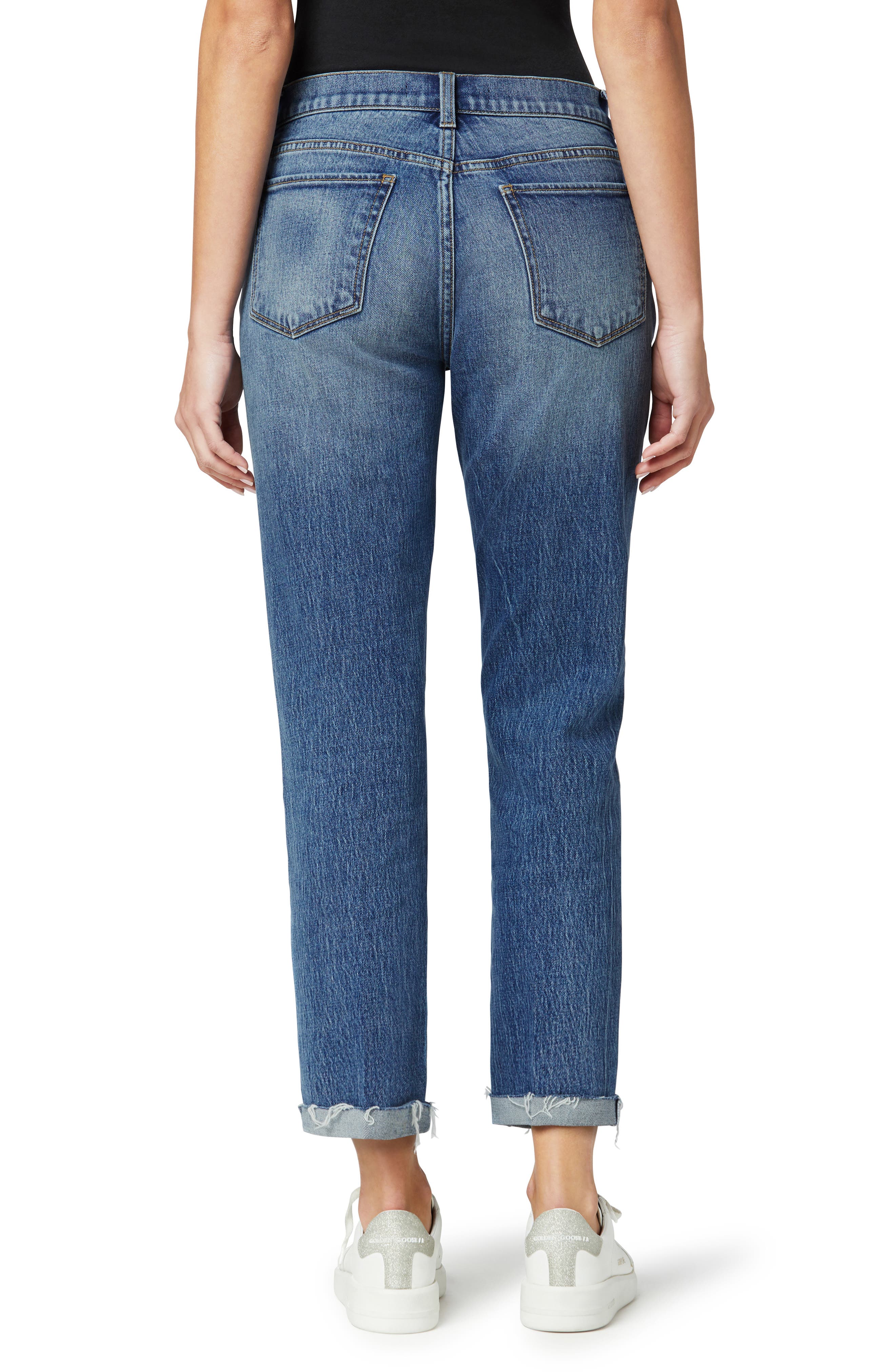 Joe's The Scout High Waist Roll Cuff Straight Leg Jeans | Nordstrom