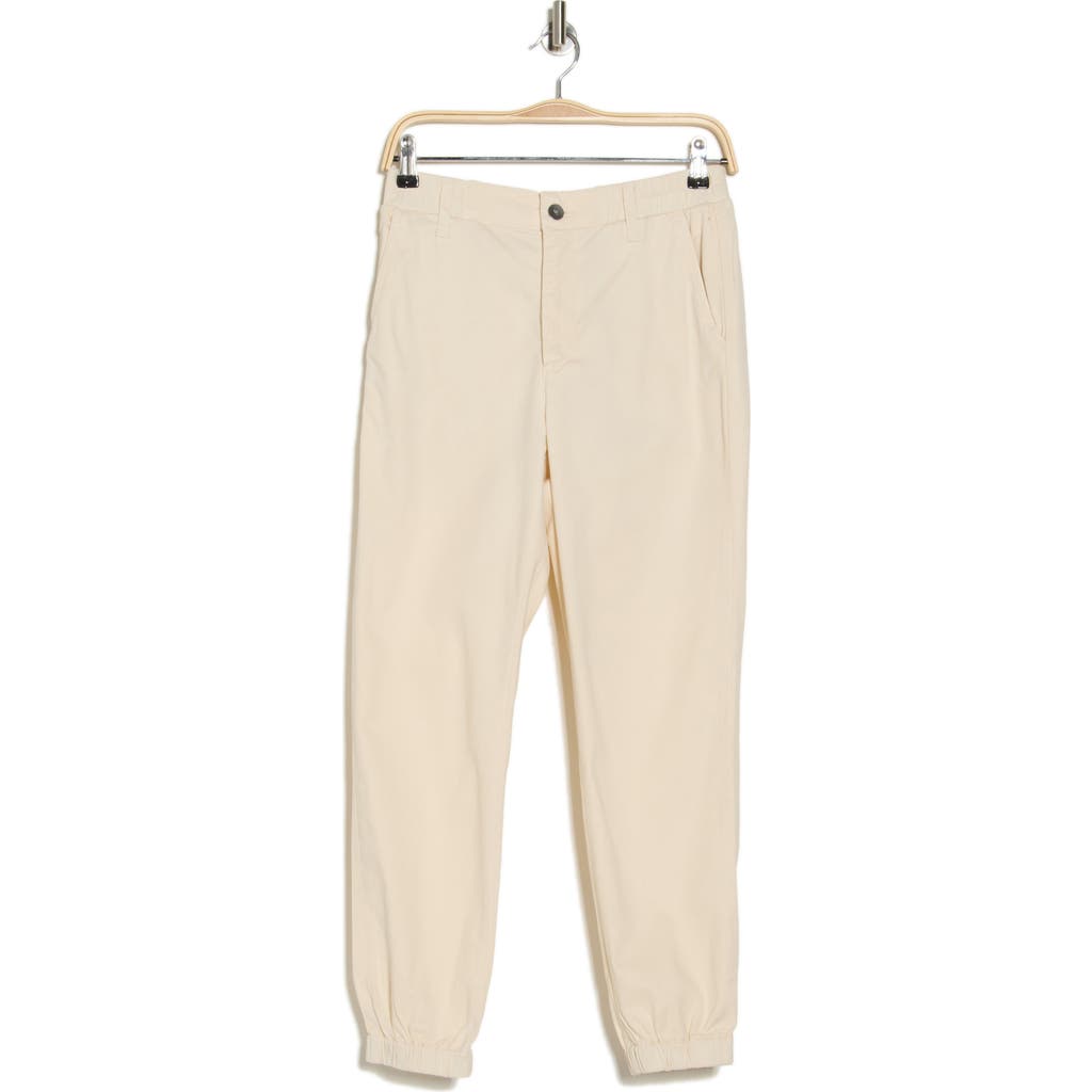 Ag Caden Joggers In White Cream