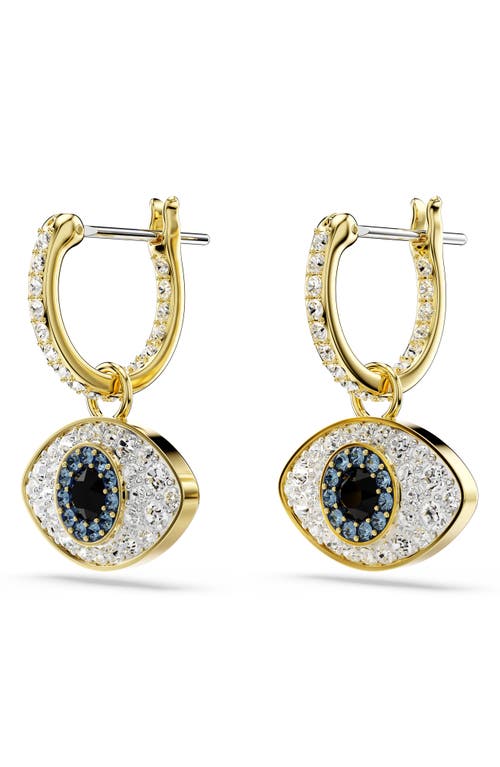 Shop Swarovski Symbolica Hoop Earrings In Multicolored