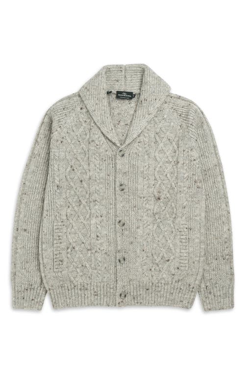 Shop Rodd & Gunn North East Valley Wool Shawl Collar Cardigan In Vapour