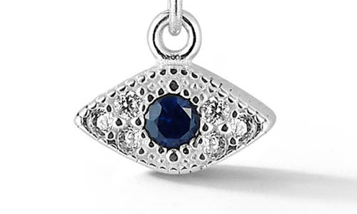 Sphera Milano Evil Eye Necklace In Silver