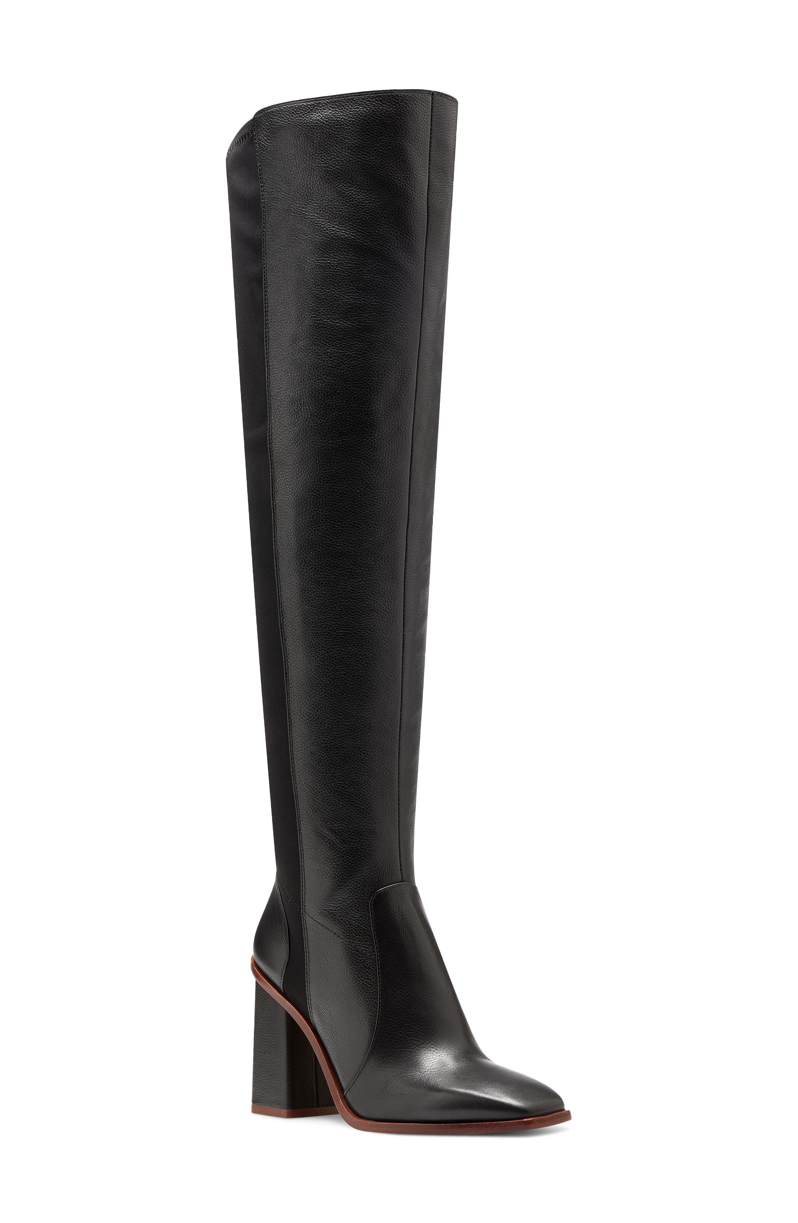 over the knee narrow calf boots