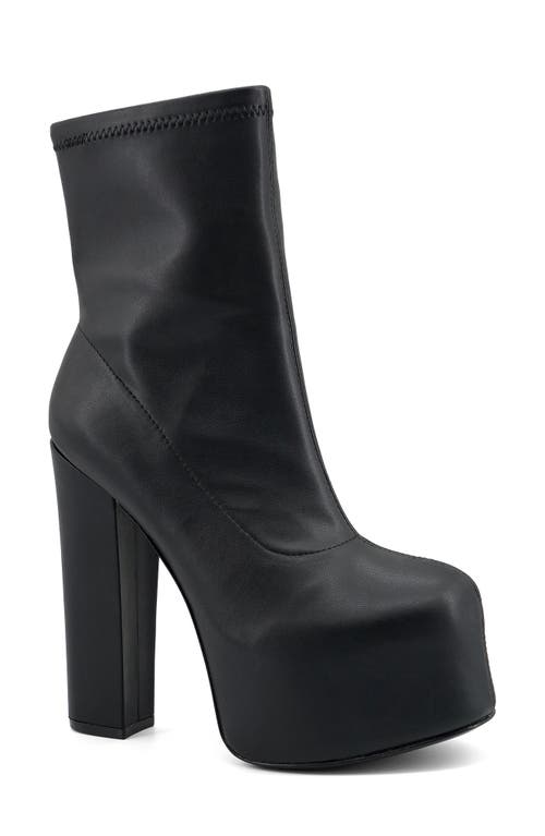 Shop Ziginy Nerea Platform Bootie In Black