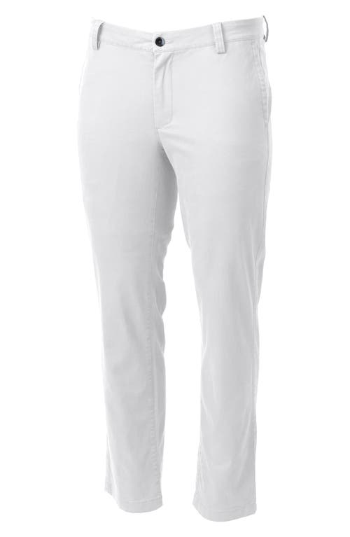 Voyager Classic Fit Stretch Cotton Chinos in White