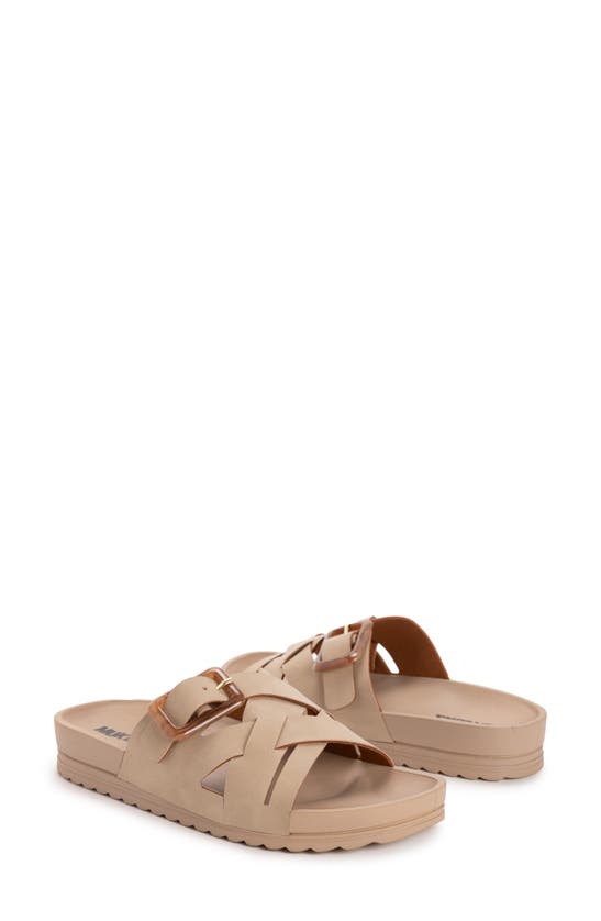 Muk Luks Grand Shayna Slide Sandal In Stone