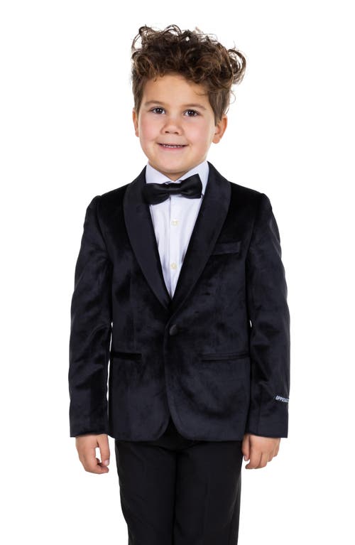 OppoSuits Kids' Black Velvet Dinner Jacket 