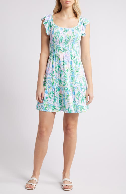 LILLY PULITZER LILLY PULITZER® JILLY FLORAL MINI SUNDRESS 