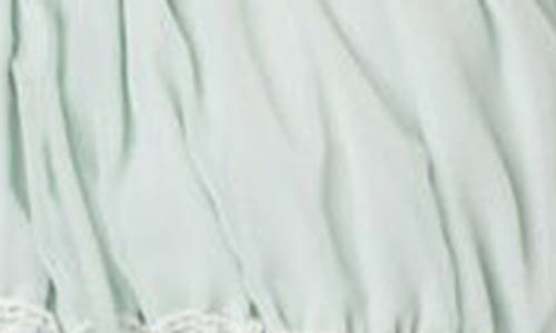 Edikted Addy Tie Front Chiffon Camisole In Sage