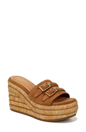 SARTO BY FRANCO SARTO SARTO BY FRANCO SARTO TORINO WEDGE PLATFORM SLIDE SANDAL 