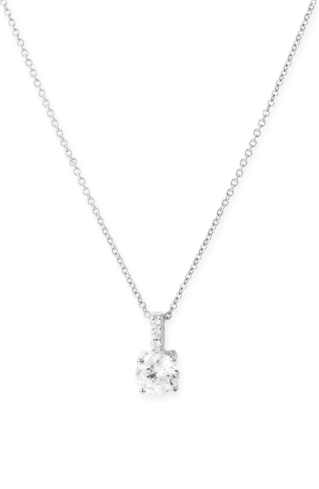 Nordstrom Round Stone Pendant Necklace Nordstrom