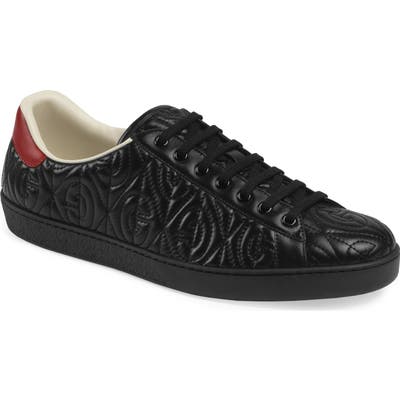 Gucci Quilted Sneaker, Black